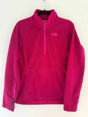 The North Face 3/4 Zip Pull Over Fleece - Size L